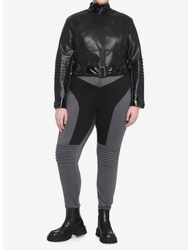DC Comics The Batman Catwoman Faux Leather Jacket Plus Size, , hi-res