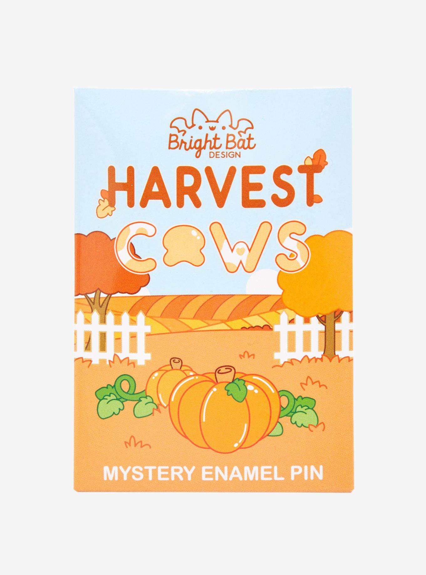 Harvest Cows Blind Box Enamel Pin By Bright Bat Design, , alternate