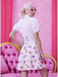 My Melody Strappy Suspender Skirt, PINK, alternate