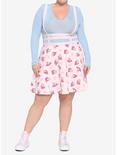 My Melody Strappy Suspender Skirt Plus Size, PINK, alternate