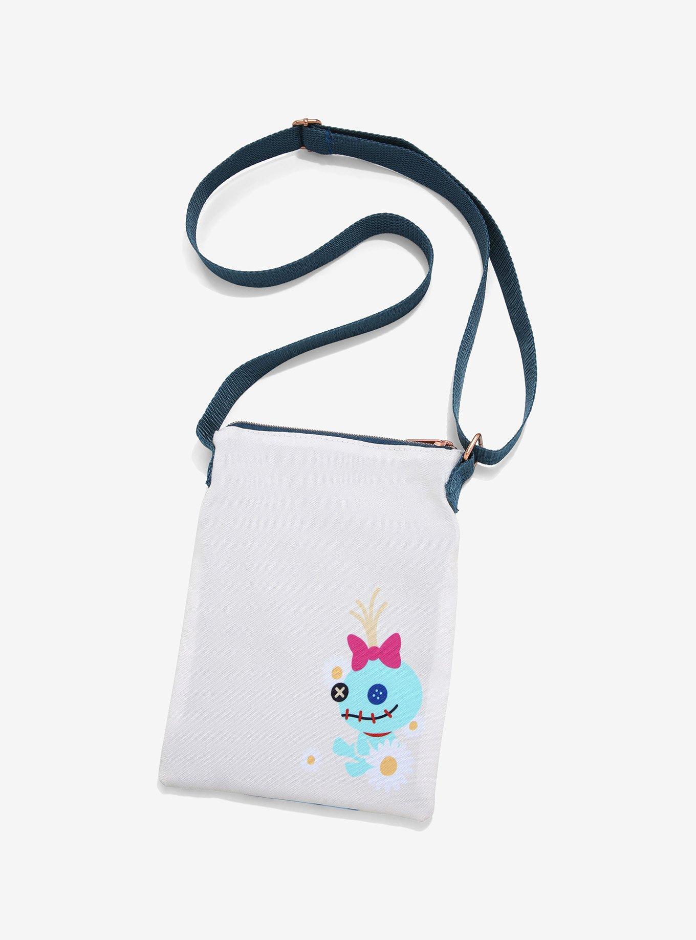Loungefly Disney Lilo & Stitch Daisies Passport Crossbody Bag, , alternate