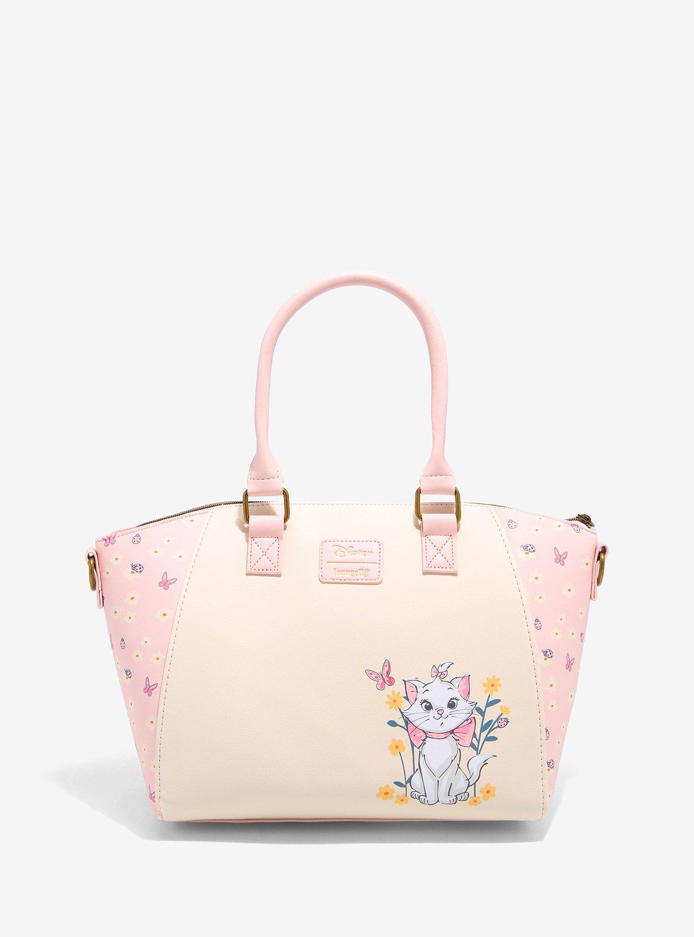Loungefly Disney The Aristocats Marie Floral Butterfly Satchel Bag, , alternate