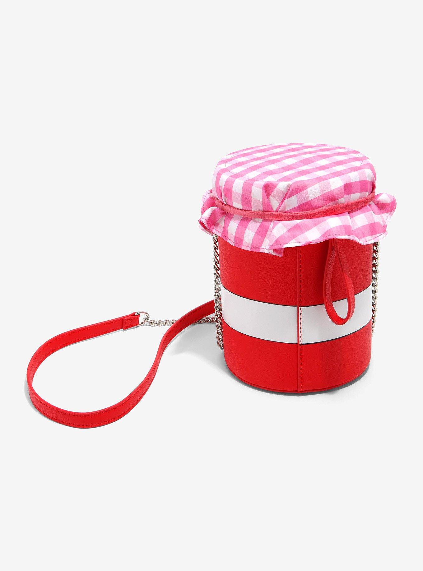 Strawberry Jam Figural Crossbody Bag, , alternate