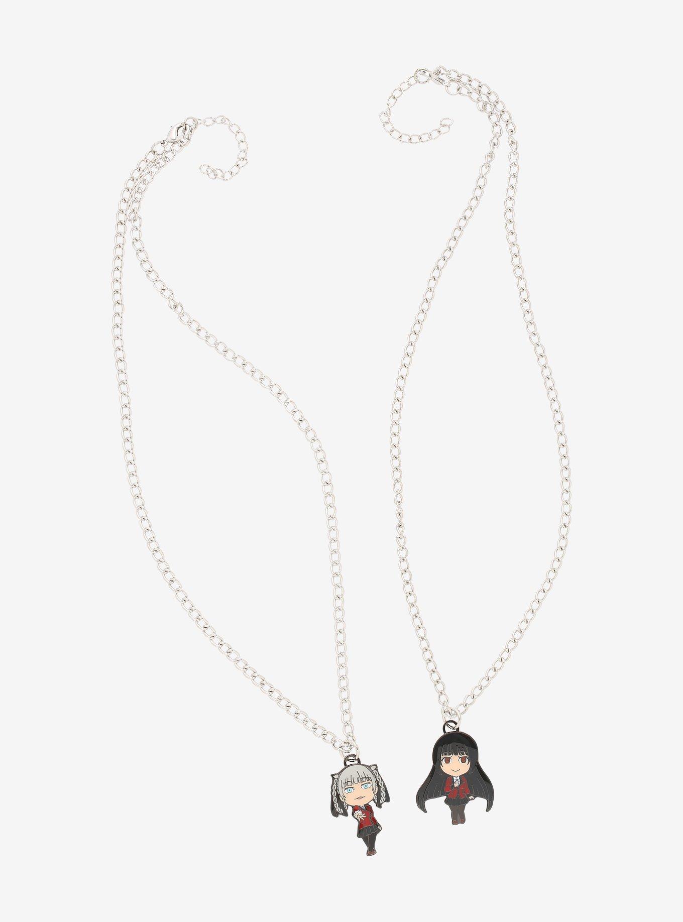 Kakegurui Yumeko & Kirari Best Friend Necklace Set, , alternate