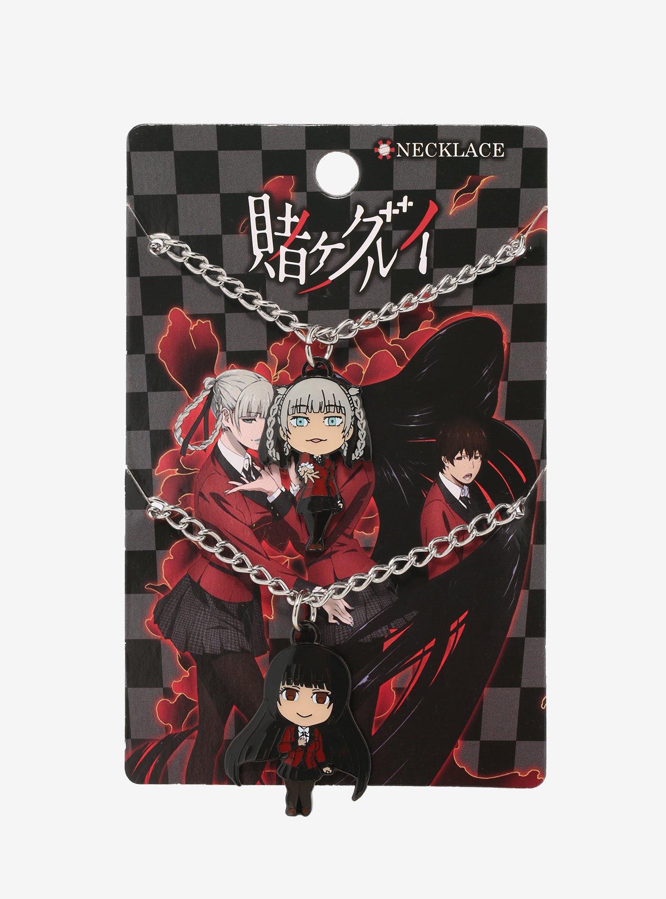 Kakegurui Yumeko & Kirari Best Friend Necklace Set, , alternate