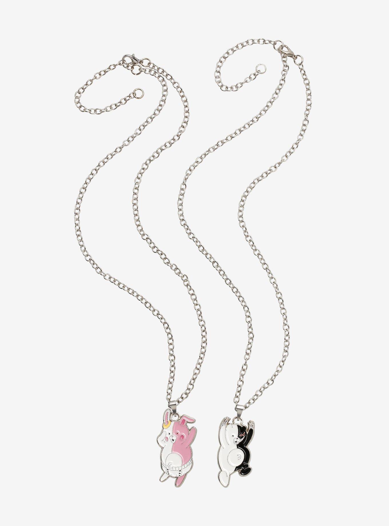 Danganronpa 3: The End Of Hope's Peak High School Monomi & Monokuma Best Friend Necklace Set, , alternate