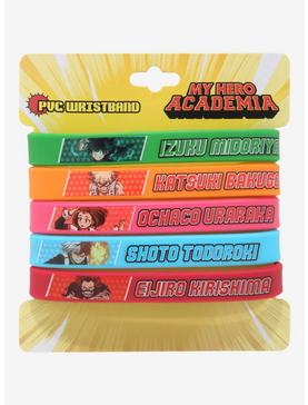 My Hero Academia Class 1-A Friends Rubber Bracelet Set, , hi-res