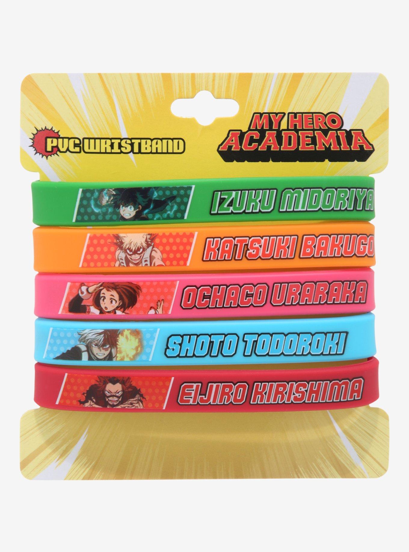 My Hero Academia Class 1-A Friends Rubber Bracelet Set, , alternate