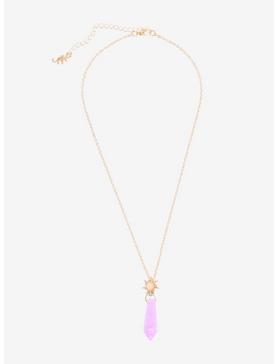 Disney Tangled Sun Crystal Pendant Necklace, , hi-res