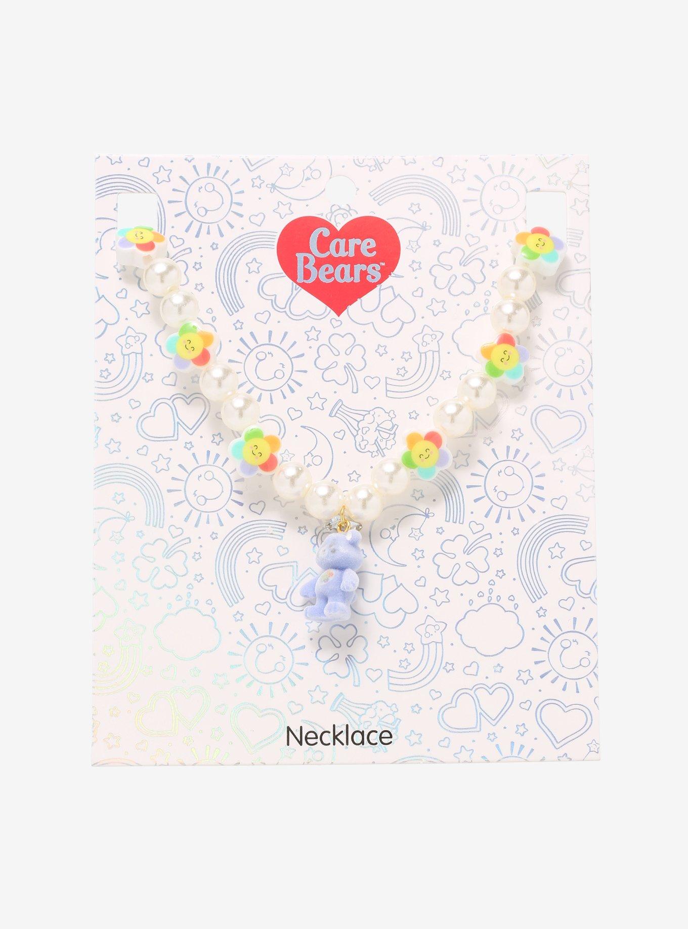 Care Bears Harmony Bear Beaded Pearl Necklace, , alternate