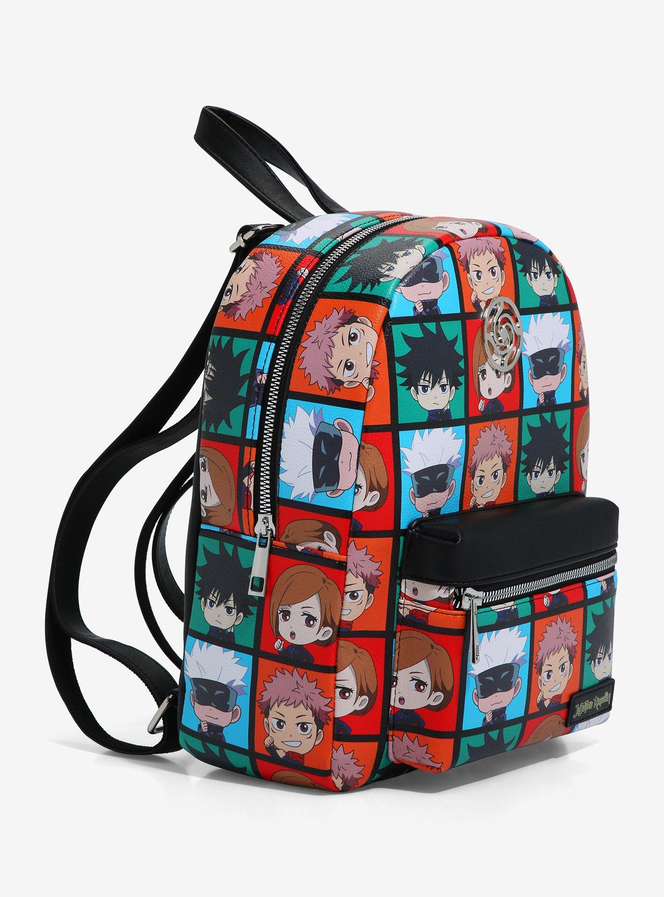 Jujutsu Kaisen Chibi Character Grid Mini Backpack, , alternate