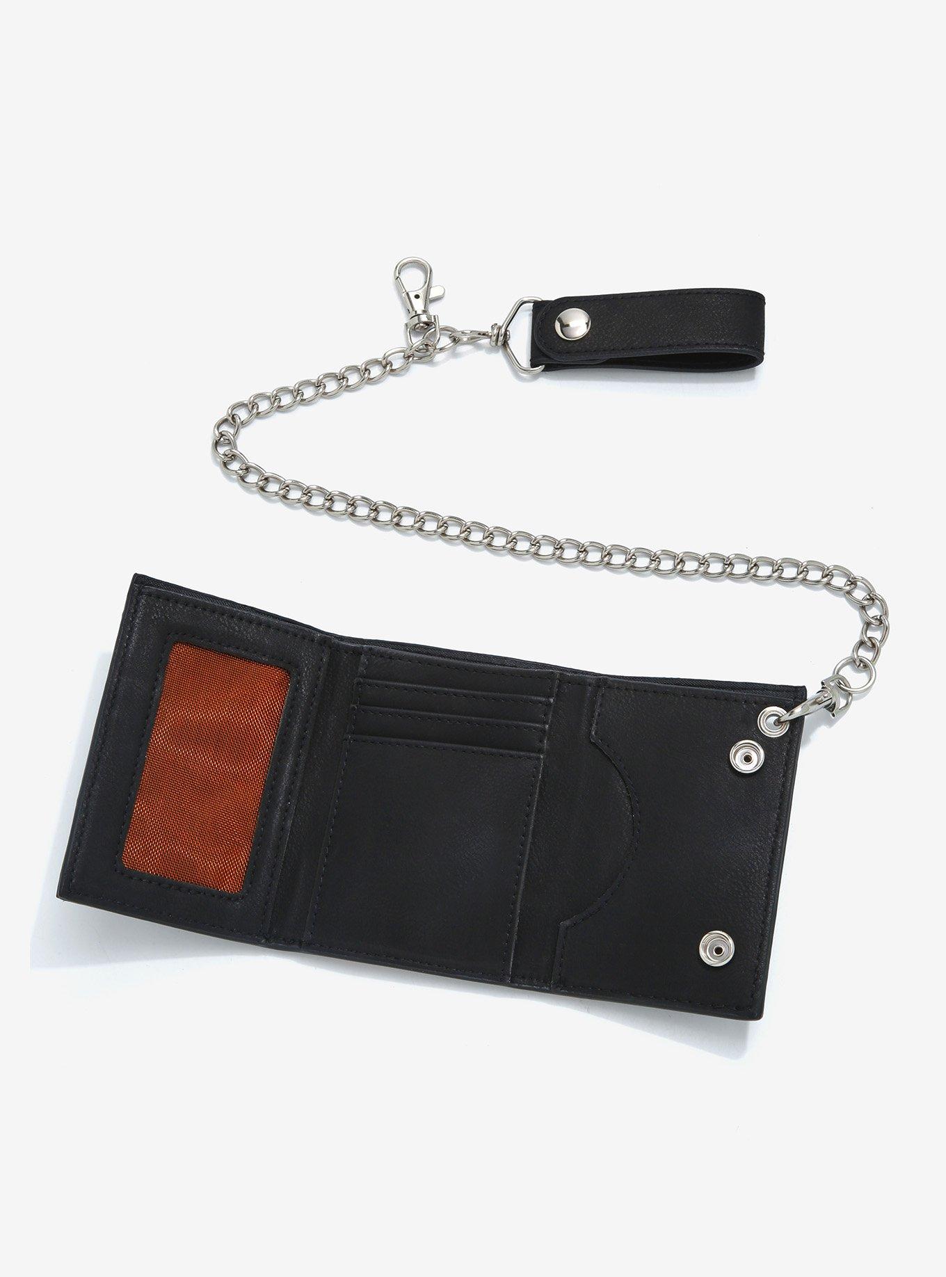 Naruto Shippuden Leaf Village Headband Trifold Chain Wallet, , alternate