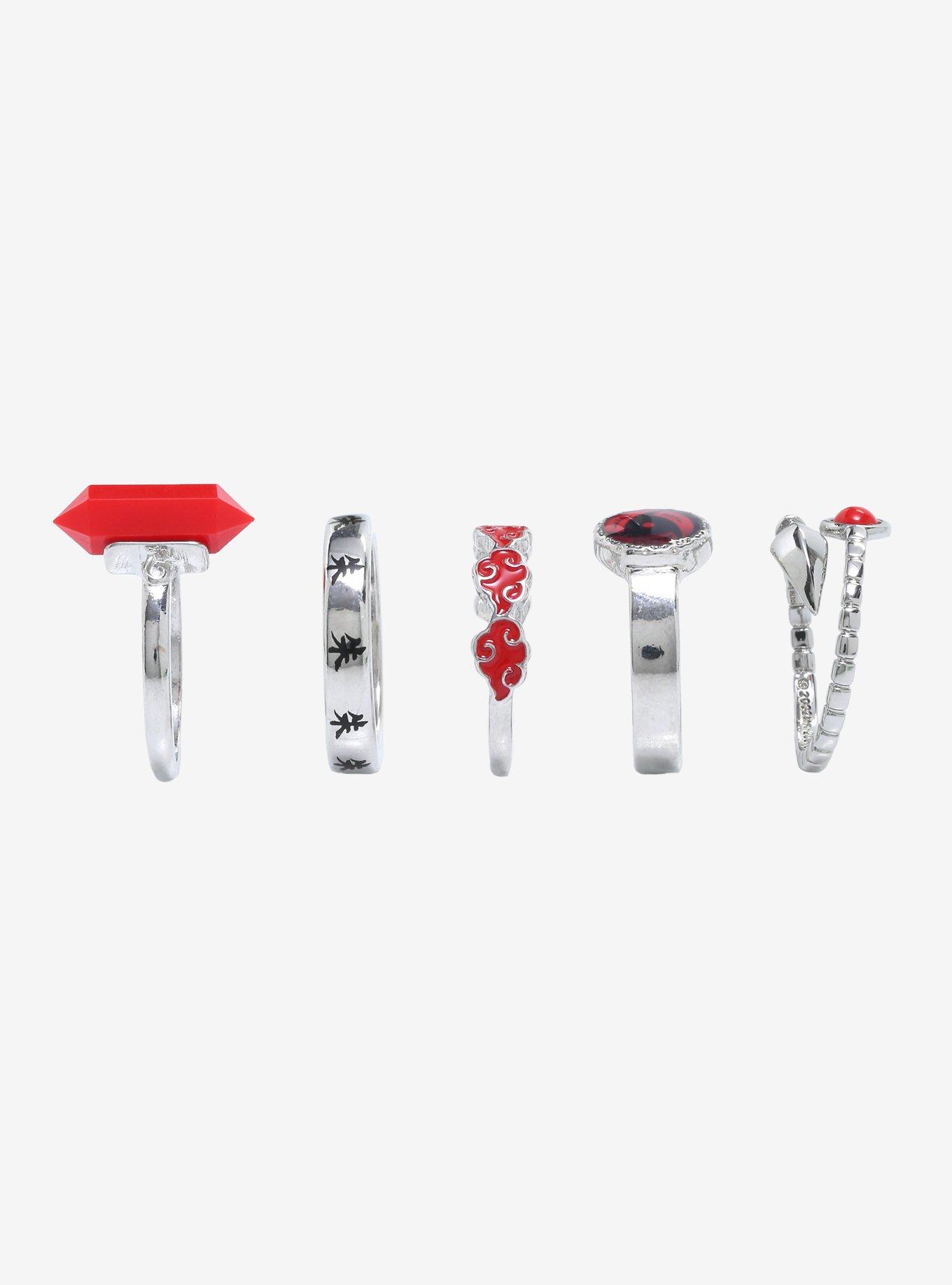 Naruto Shippuden Itachi Icons Ring Set, , alternate