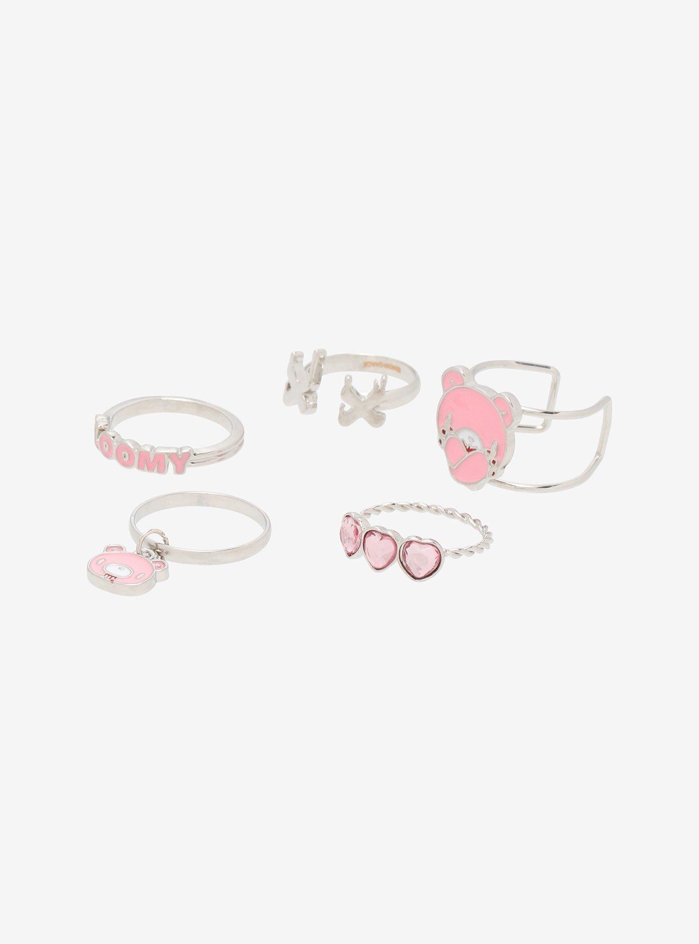 Gloomy Bear Ring Set, , alternate