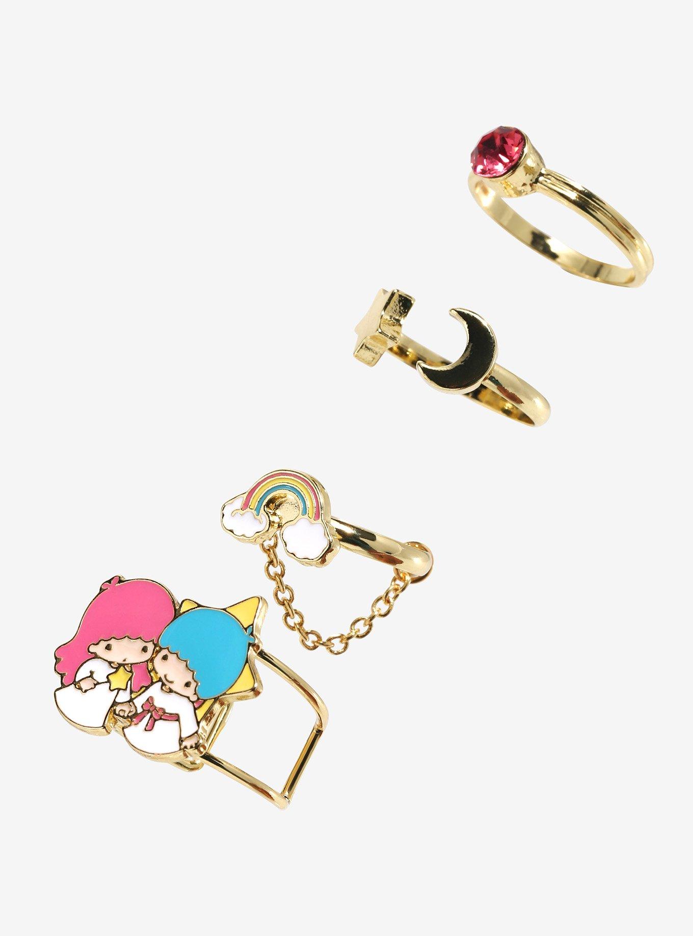 Little Twin Stars Rainbow Ring Set, , alternate