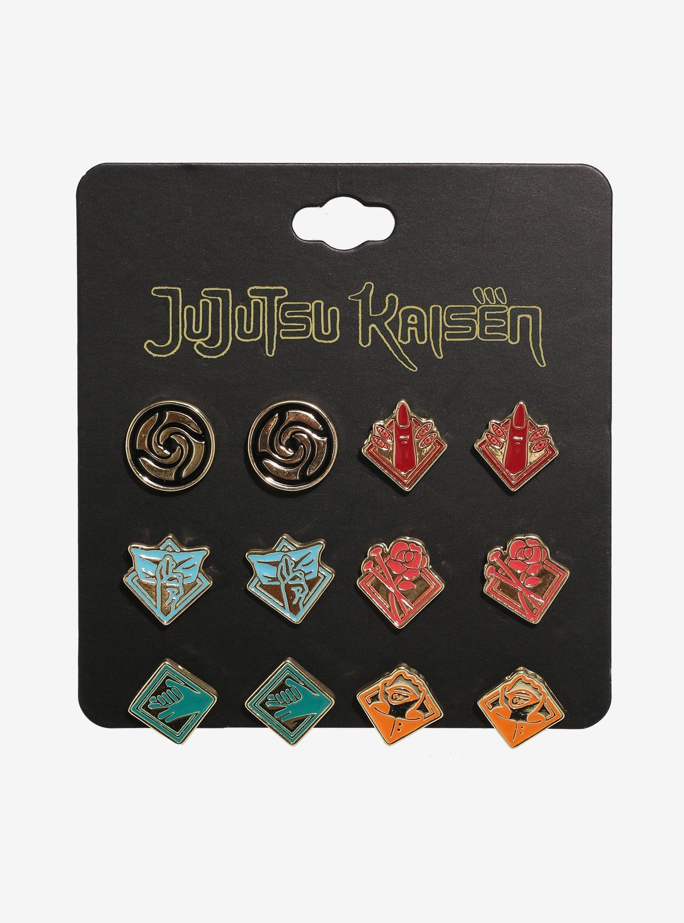 Jujutsu Kaisen Icons Stud Earring Set, , alternate