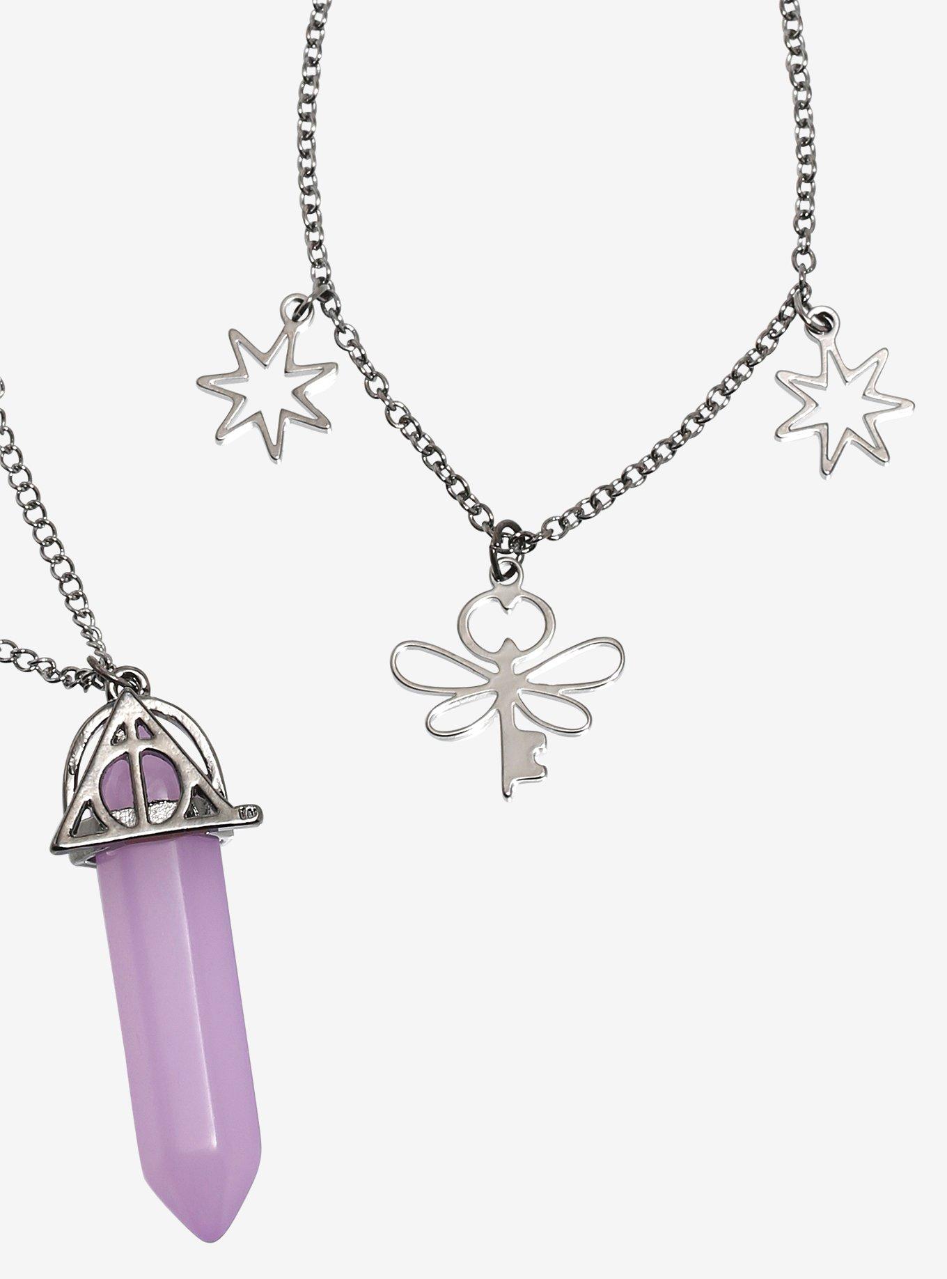 Harry Potter Crystal Key Necklace Set, , alternate