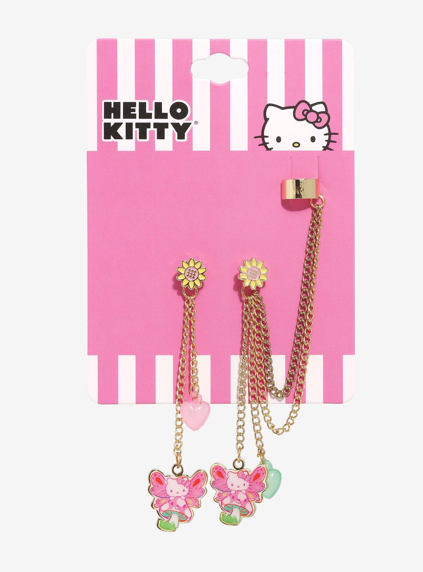 Hello Kitty Fairy Cuff Earrings, , alternate