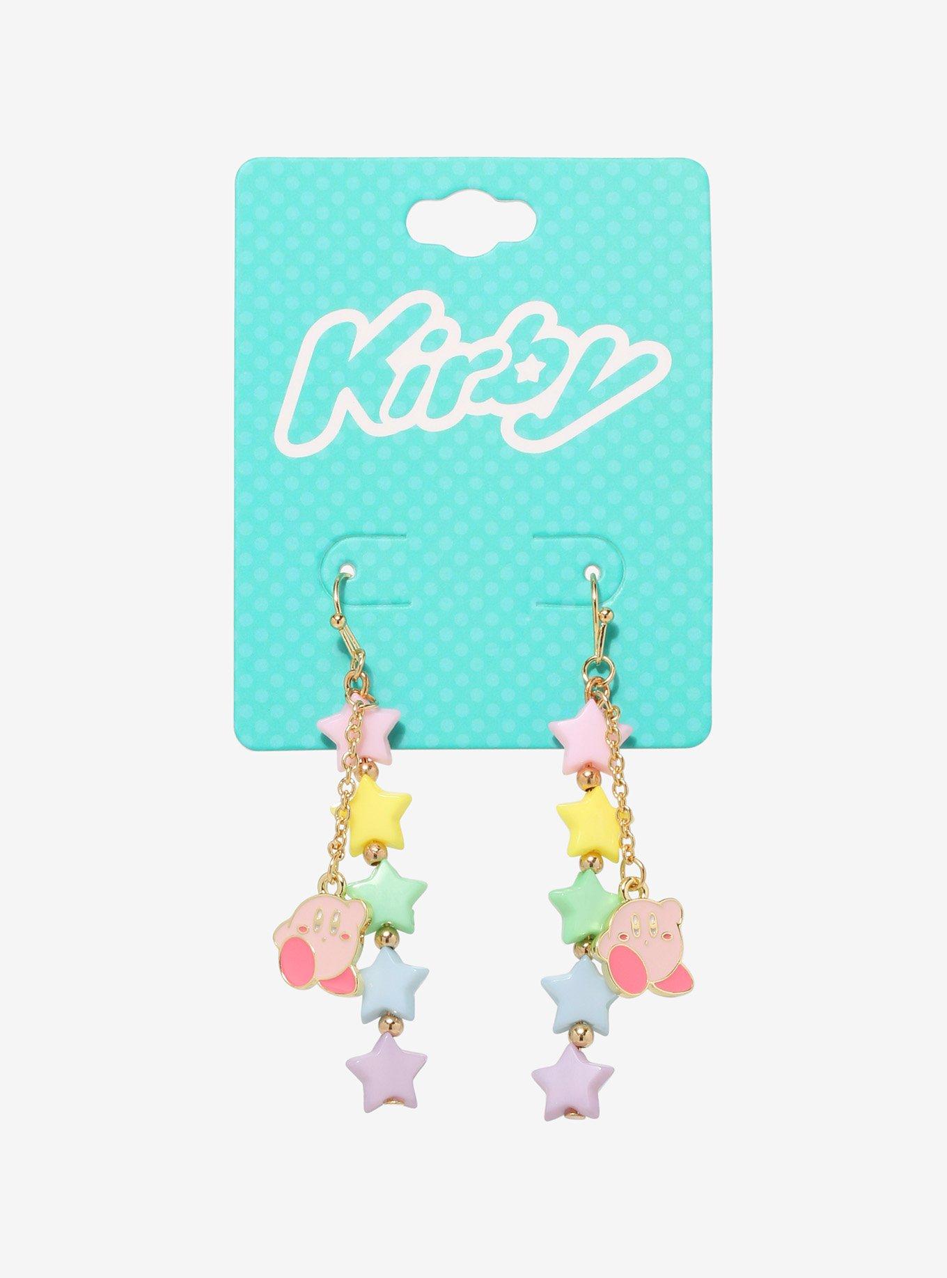 Kirby Rainbow Star Drop Earrings 