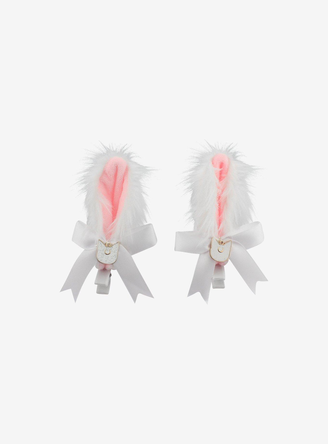 Sailor Moon Artemis Fuzzy Cat Hair Clips, , alternate