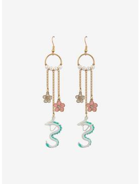 Plus Size Studio Ghibli Spirited Away Sakura Pearl Chain Earrings, , hi-res