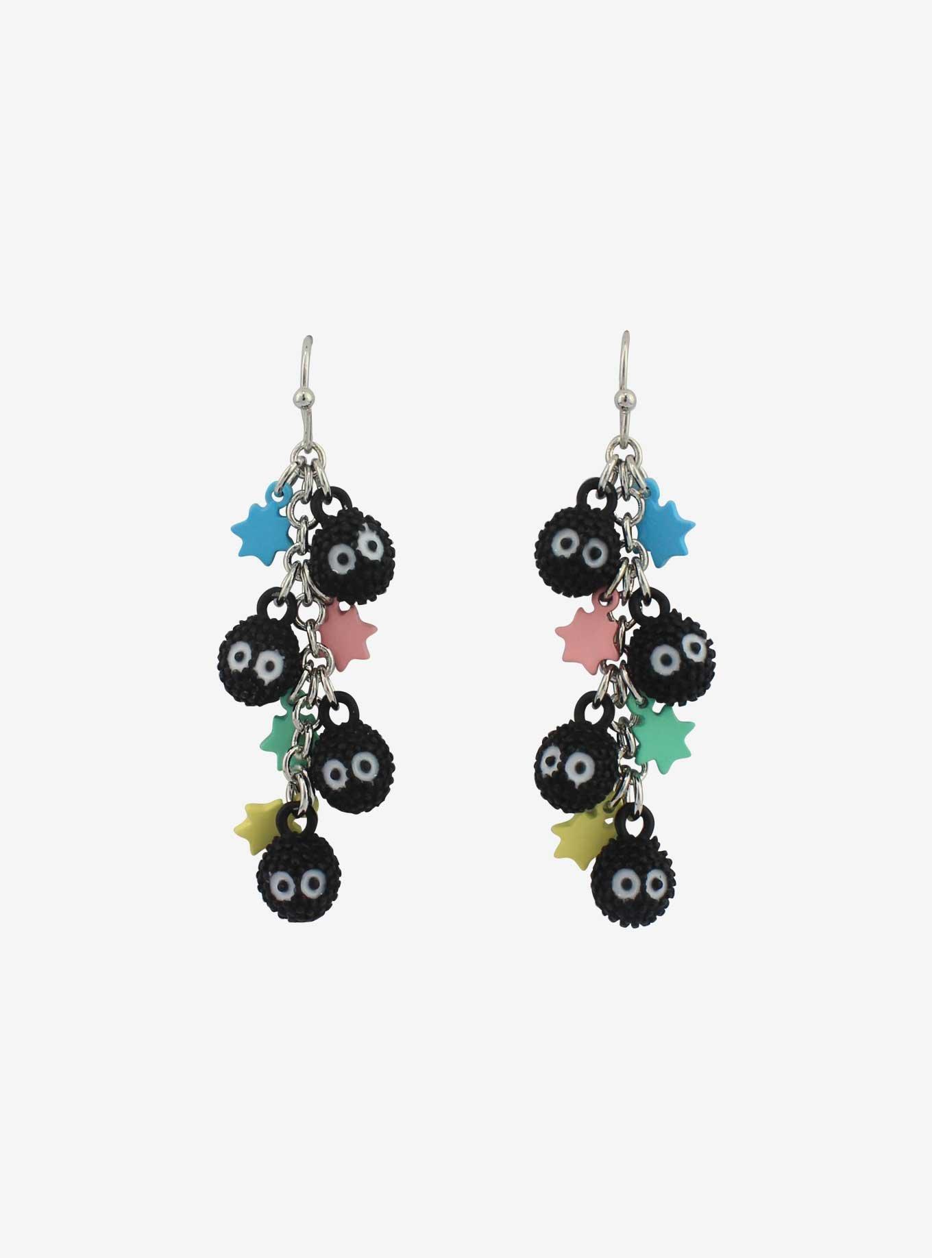 Studio Ghibli Spirited Away Soot Sprites Candy Drop Earrings, , alternate