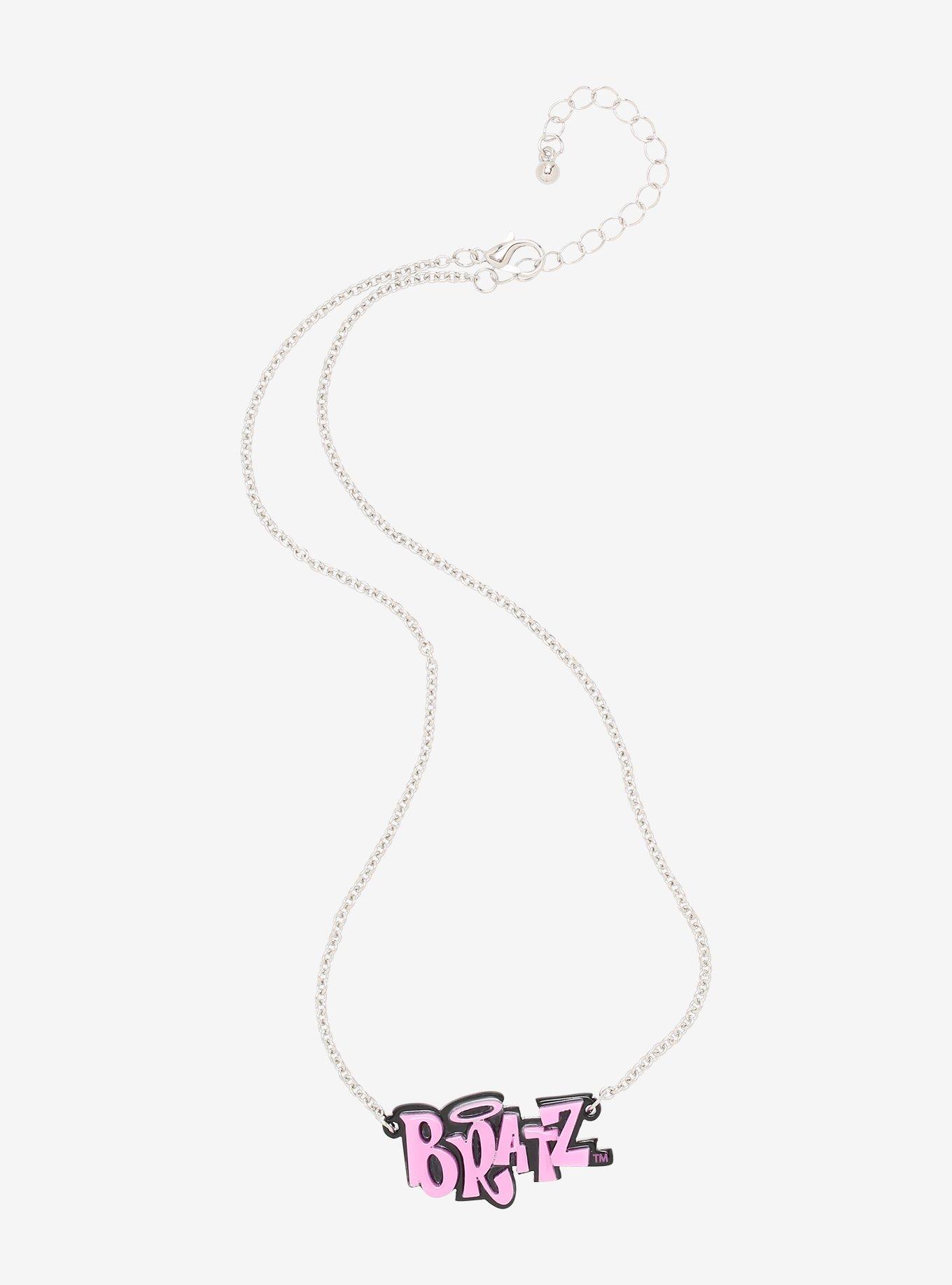 Bratz Pastel Pink Nameplate Necklace, , alternate