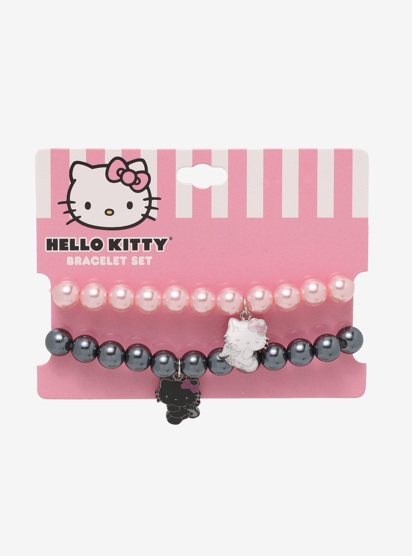 Hello Kitty Angel & Devil Beaded Best Friend Bracelet Set