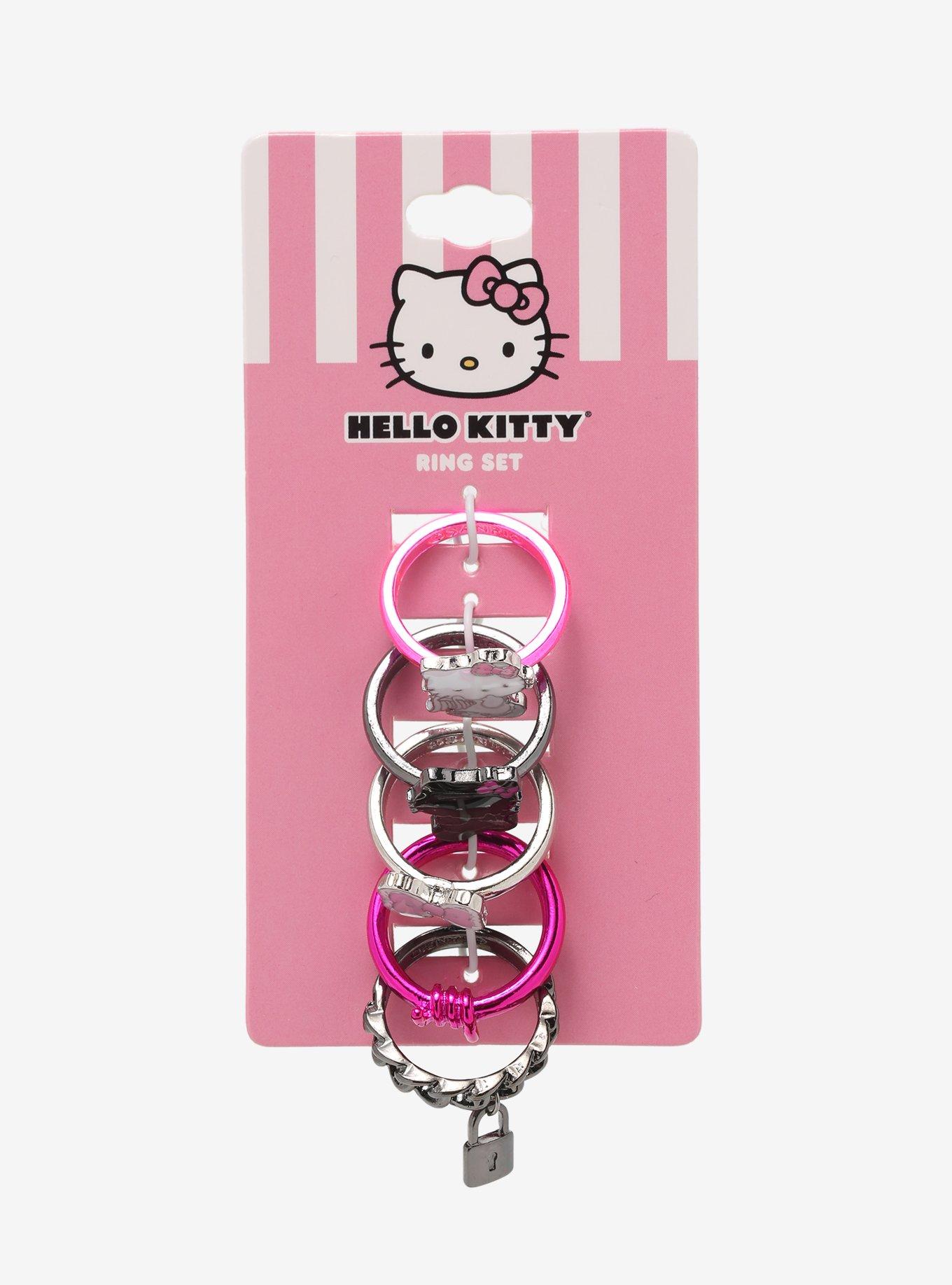 Hello Kitty Angel & Devil Ring Set, , alternate