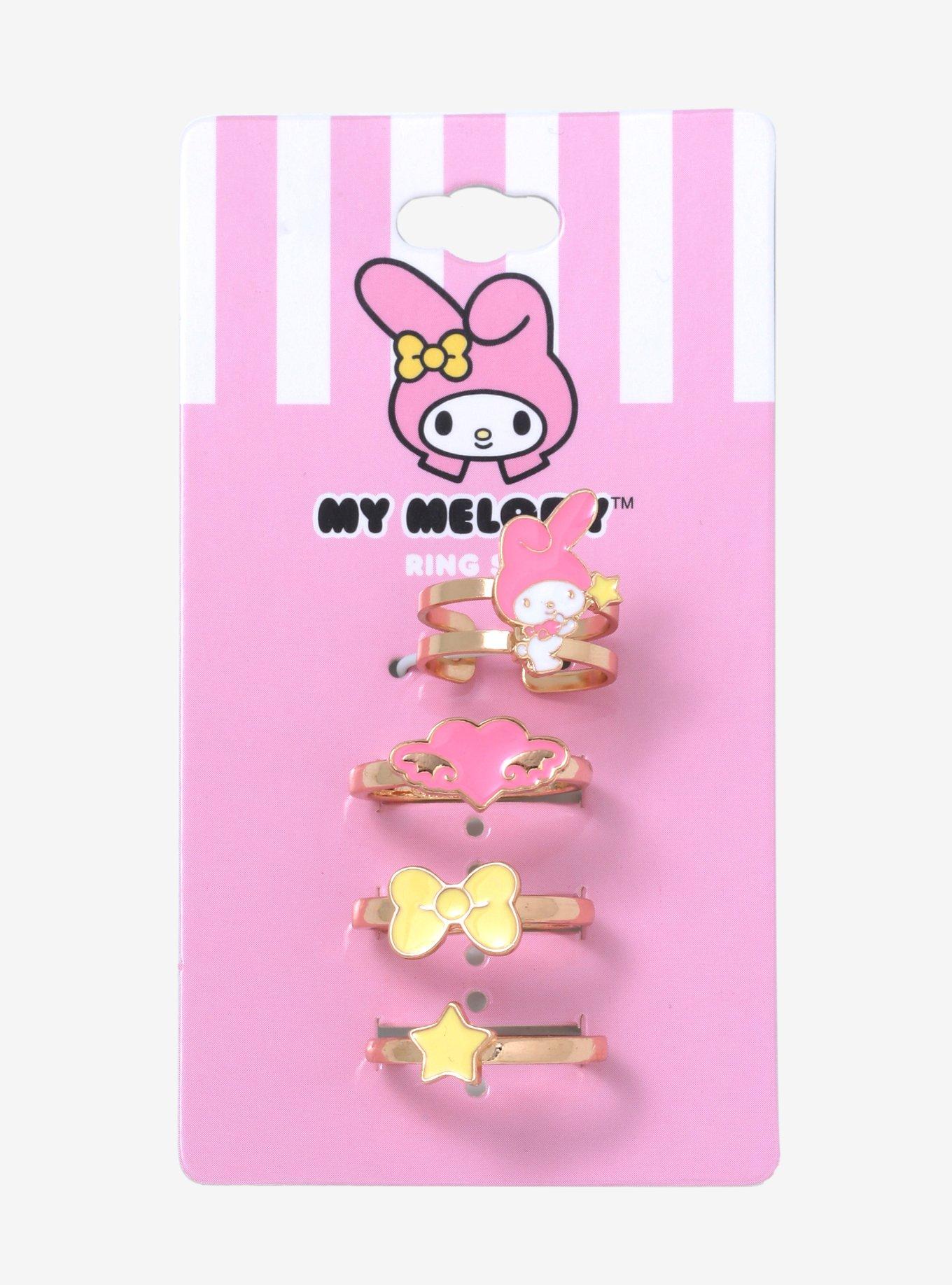 My Melody Heart Ring Set, , alternate