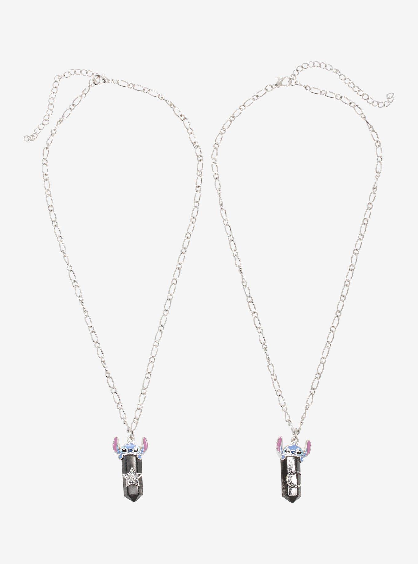 Disney Lilo & Stitch Celestial Crystal Best Friend Necklace Set, , alternate