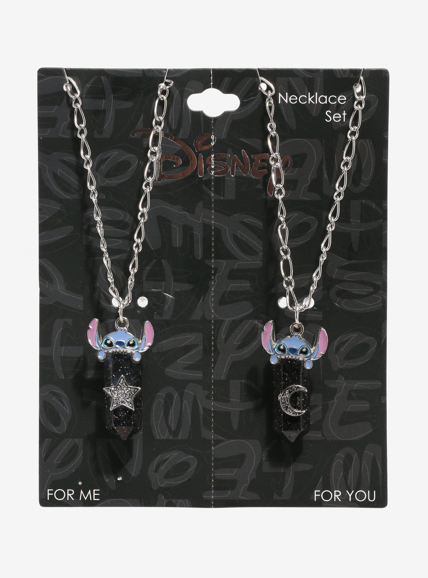 Disney Lilo & Stitch Celestial Crystal Best Friend Necklace Set, , alternate