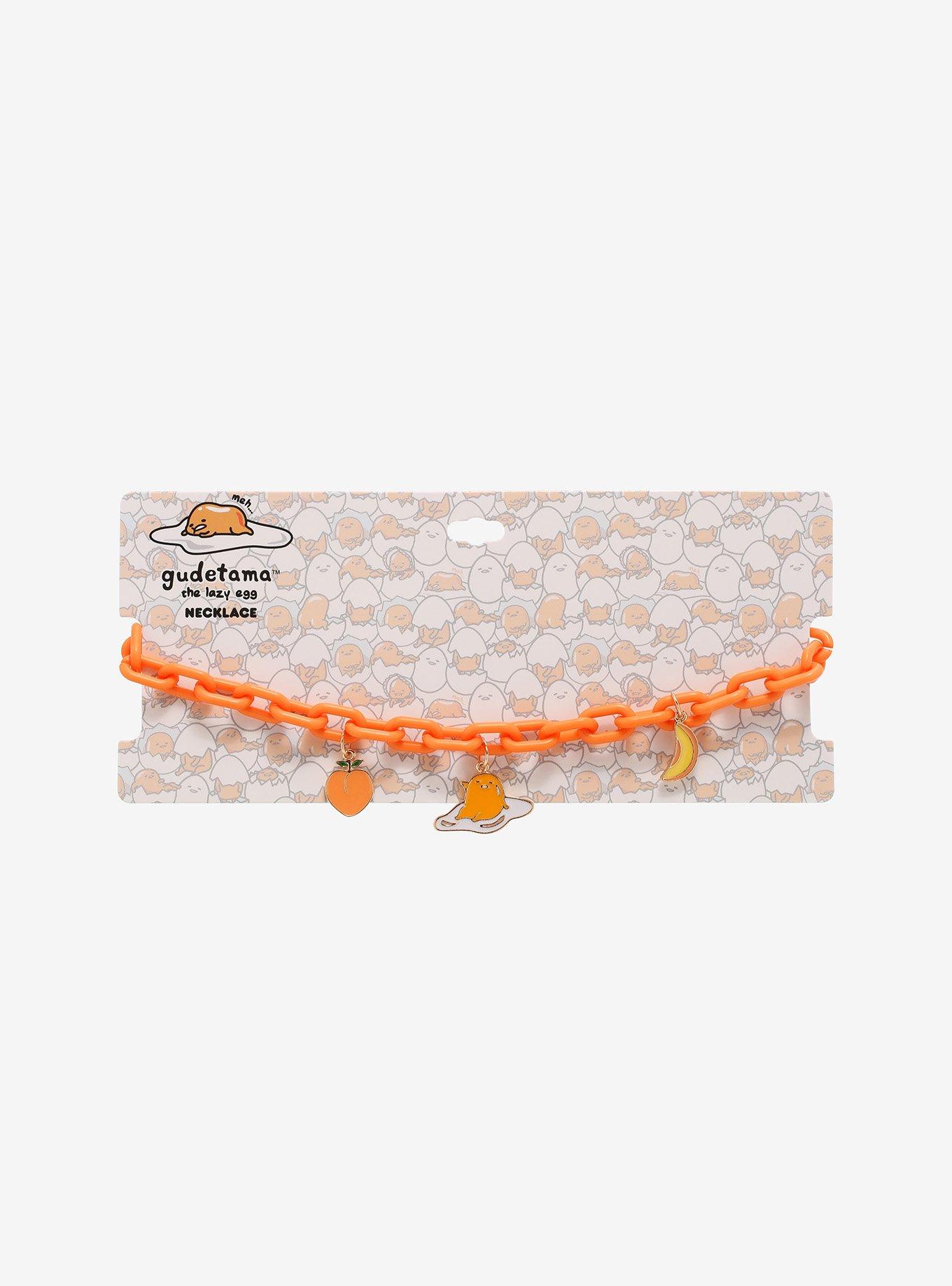 Gudetama Peaches Chunky Chain Necklace, , alternate