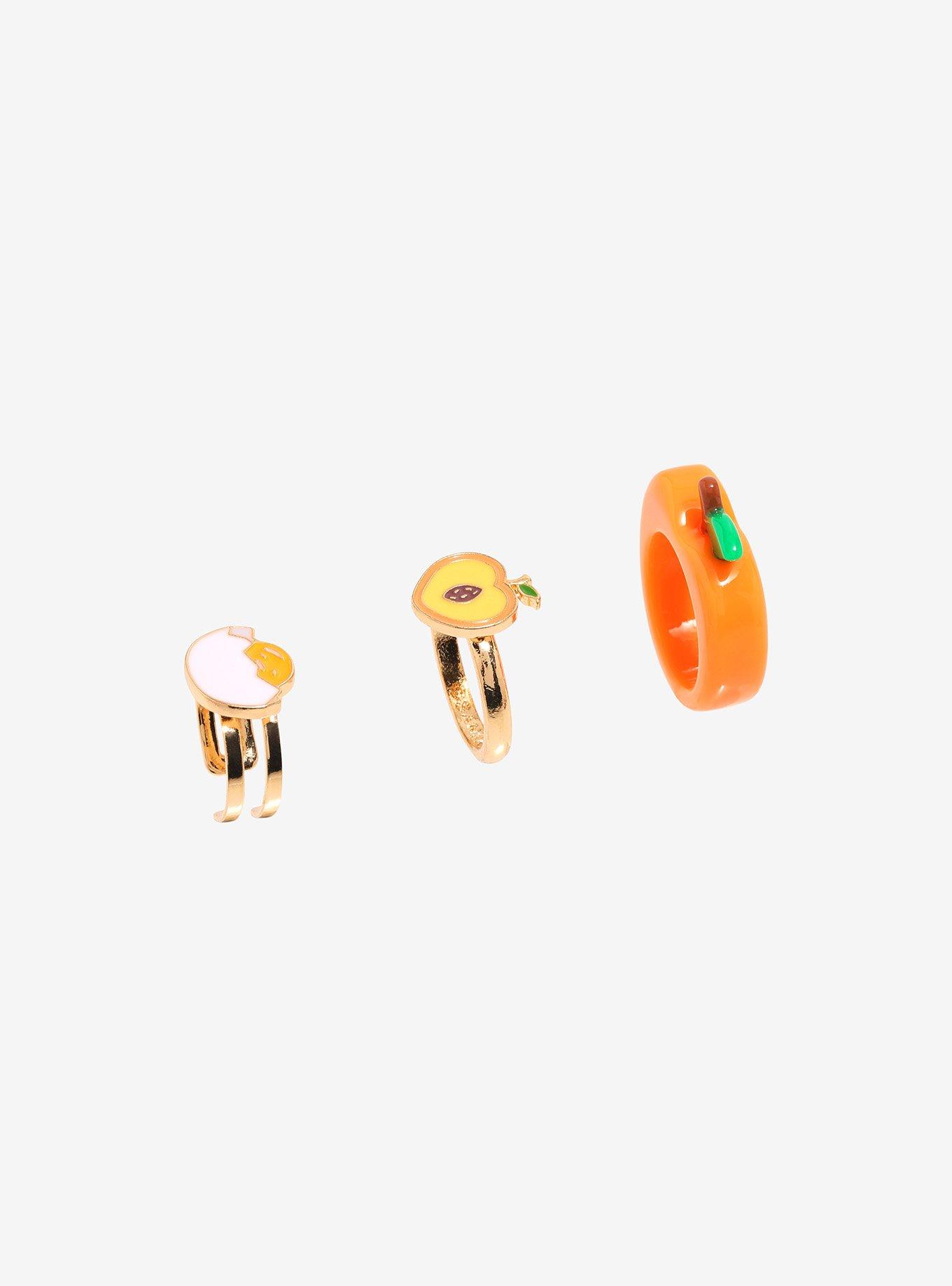 Gudetama Peach Ring Set, , alternate