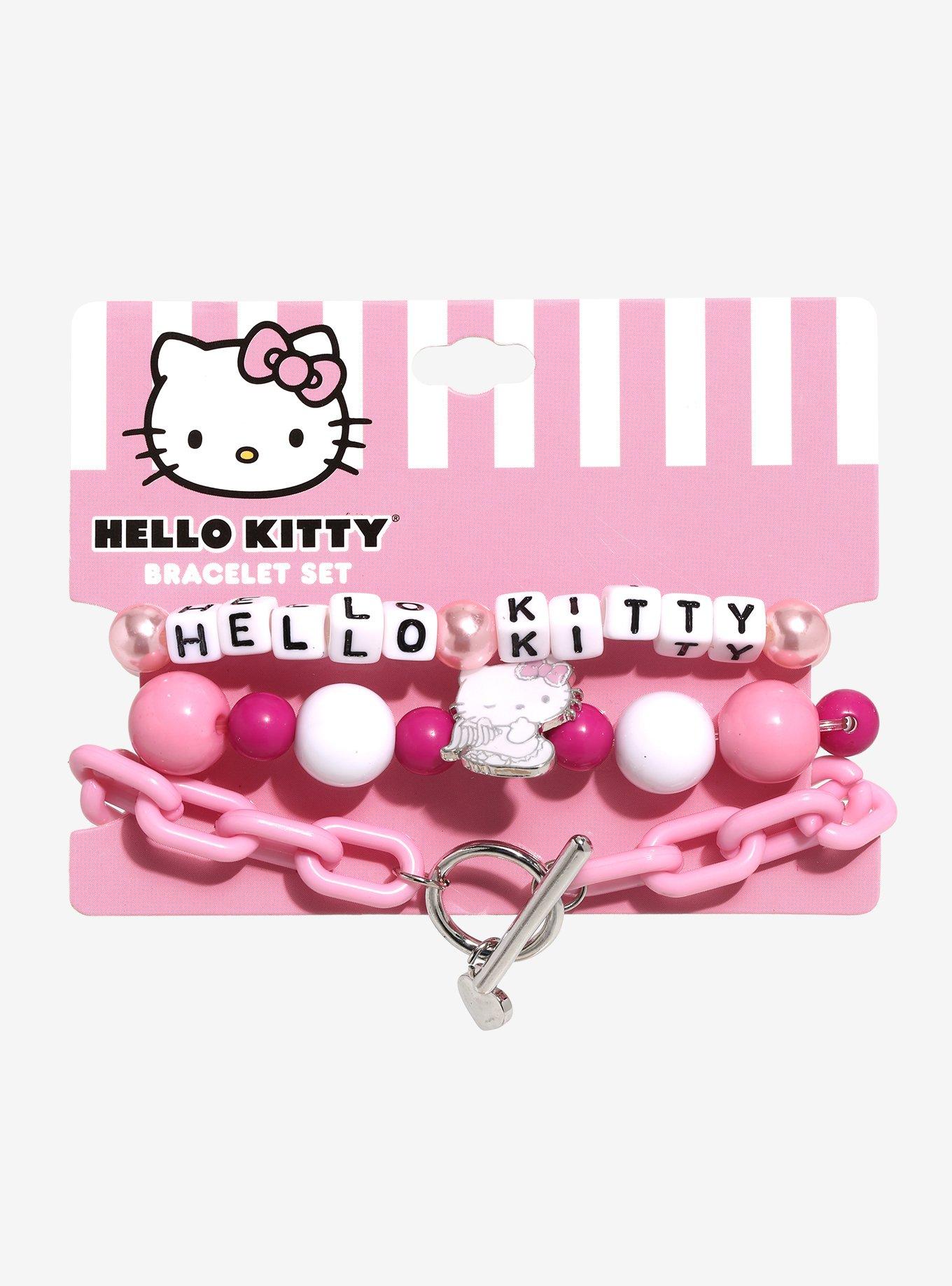 Hello Kitty Angel Beaded Bracelet Set, , alternate