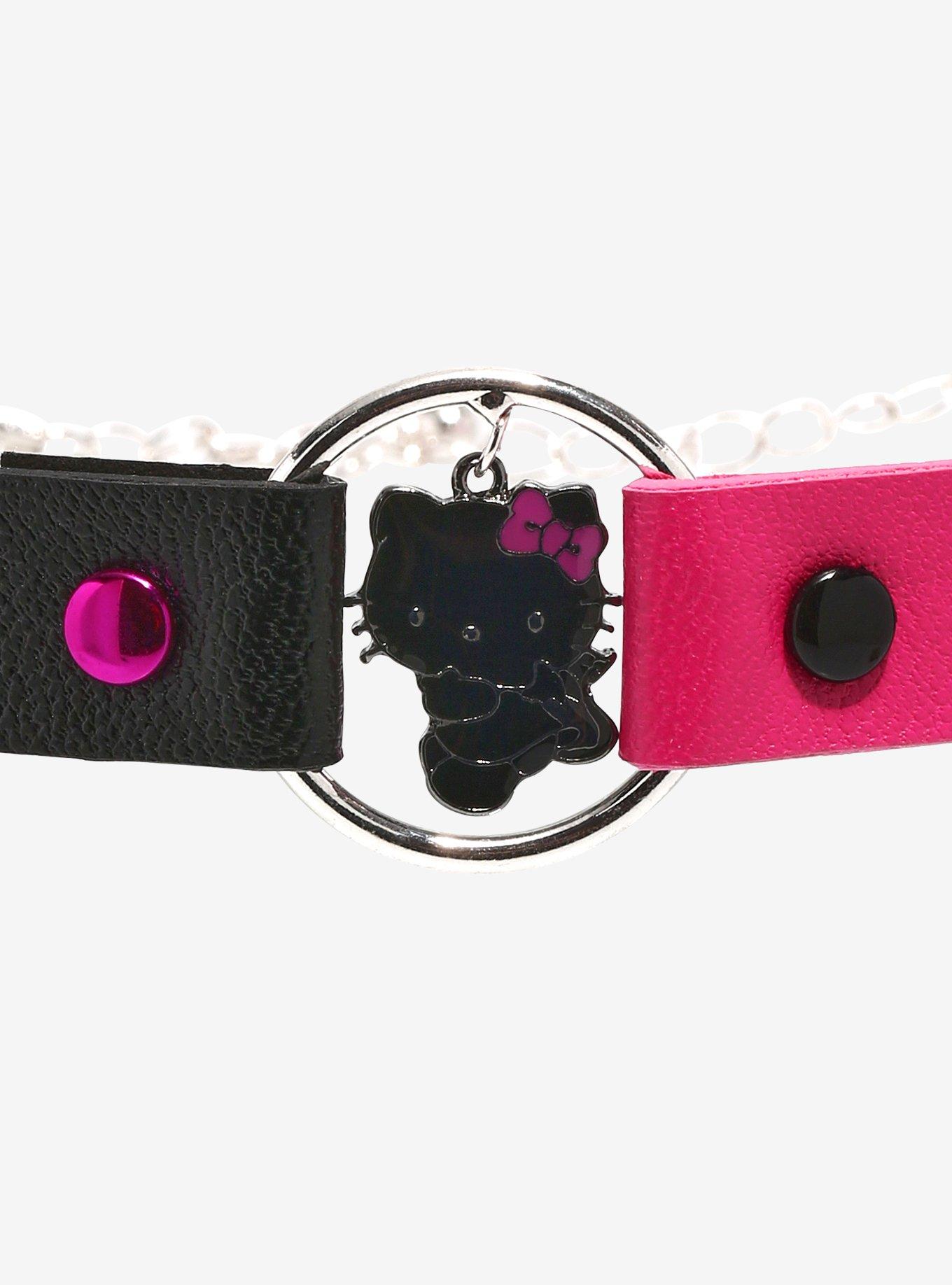 Hello Kitty Devil Contrast Stud Choker, , alternate