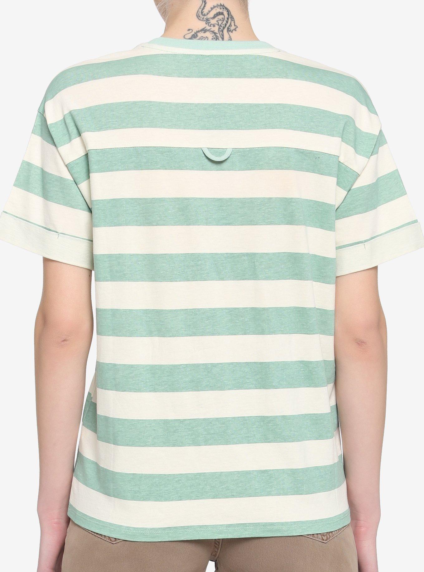 Her Universe Disney Chip 'N' Dale Stripe Boxy Girls T-Shirt, MULTI, alternate