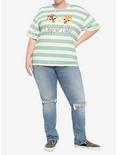 Her Universe Disney Chip 'N' Dale Stripe Boxy Girls T-Shirt Plus Size, MULTI, alternate