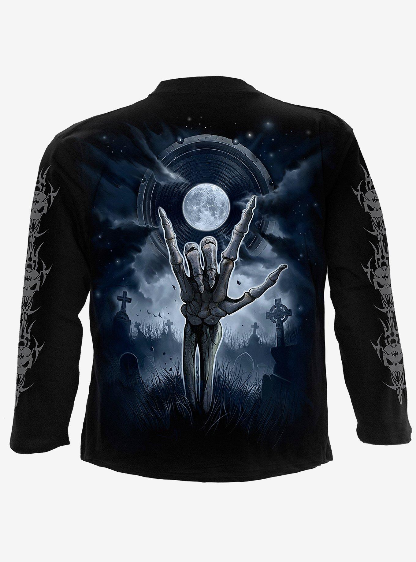 Grim Rocker Long-Sleeve, BLACK, alternate