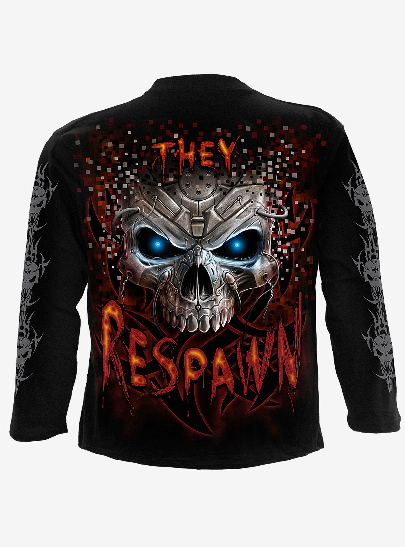 Respawn Long-Sleeve, BLACK, alternate