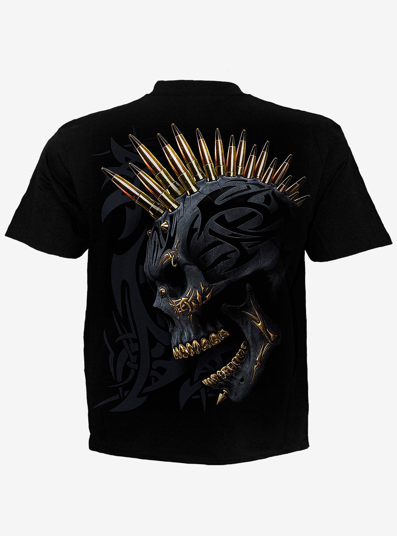 Black Gold Skull T-Shirt, , hi-res