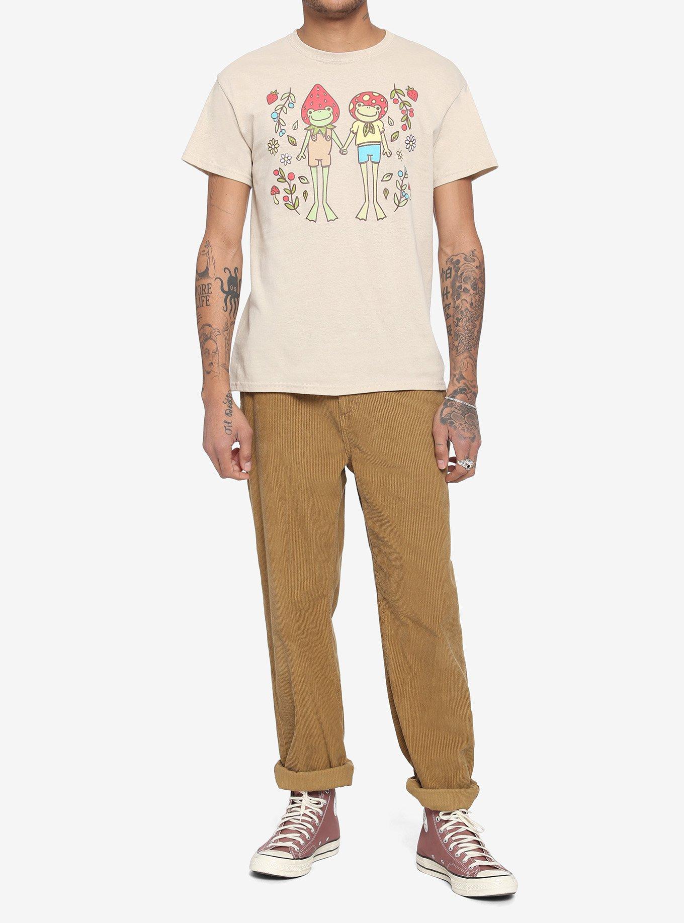 Cottage Frog Friends T-Shirt, BLACK, alternate