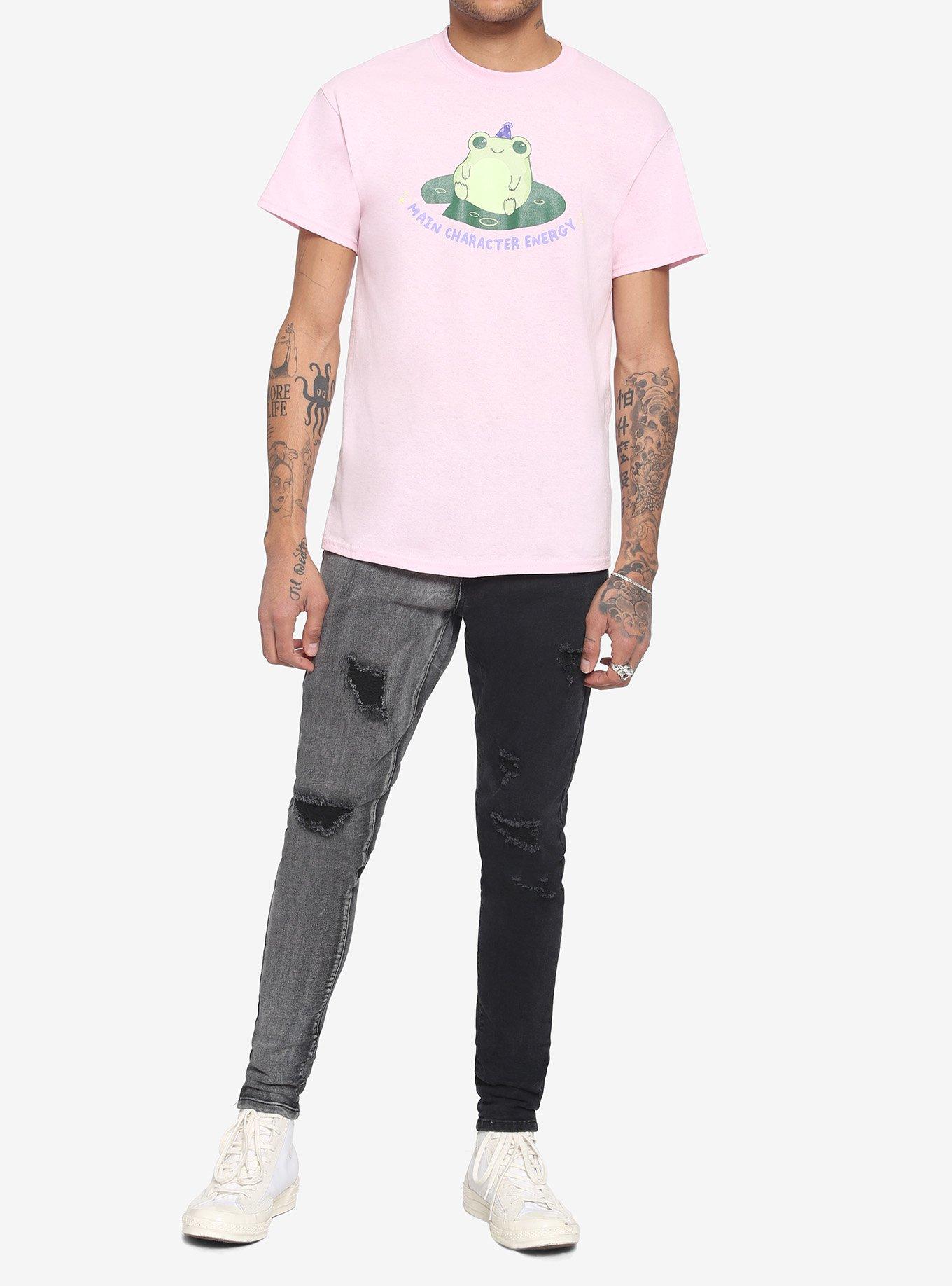 Main Character Energy T-Shirt, LIGHT PINK, alternate