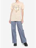 Cow Boyfriend Fit Girls T-Shirt By Bright Bat Design, MULTI, alternate