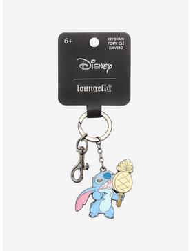 Loungefly Disney Lilo & Stitch Pineapple Ice Cream Keychain - BoxLunch Exclusive, , hi-res