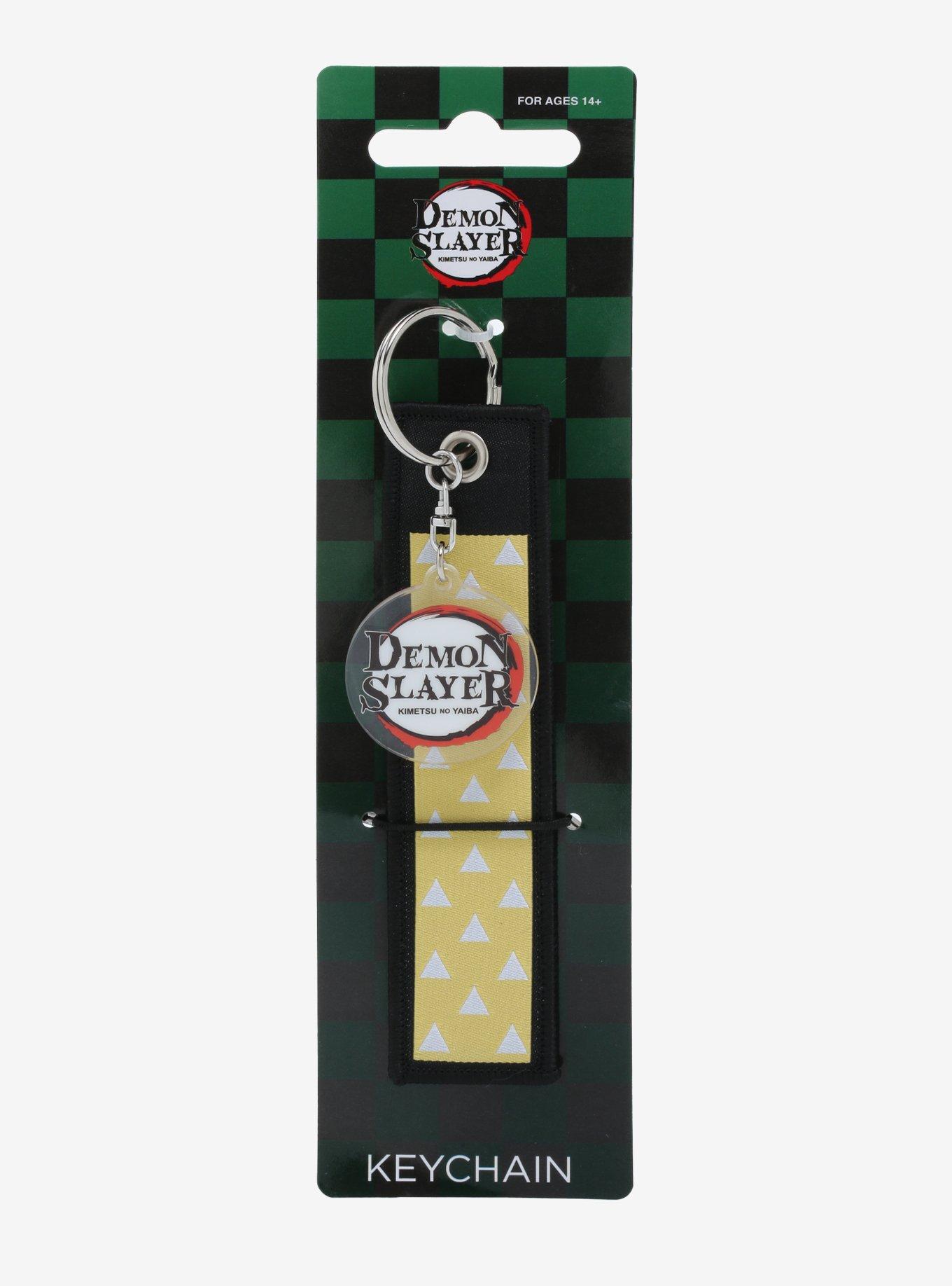 Demon Slayer: Kimetsu no Yaiba Zenitsu & Inosuke Patterns Fabric Keychain - BoxLunch Exclusive, , alternate
