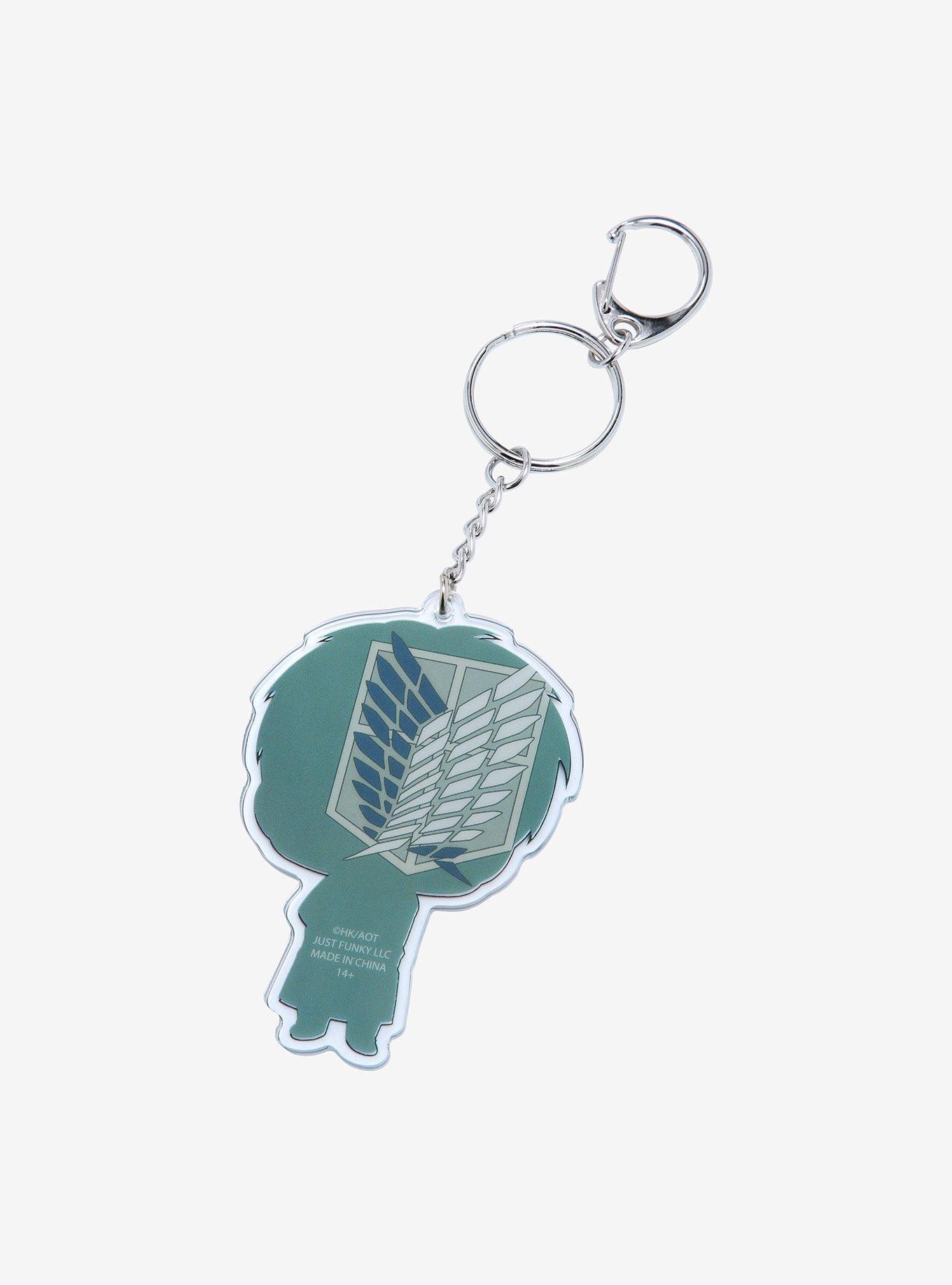 Attack on Titan Chibi Eren Acrylic Keychain - BoxLunch Exclusive, , alternate