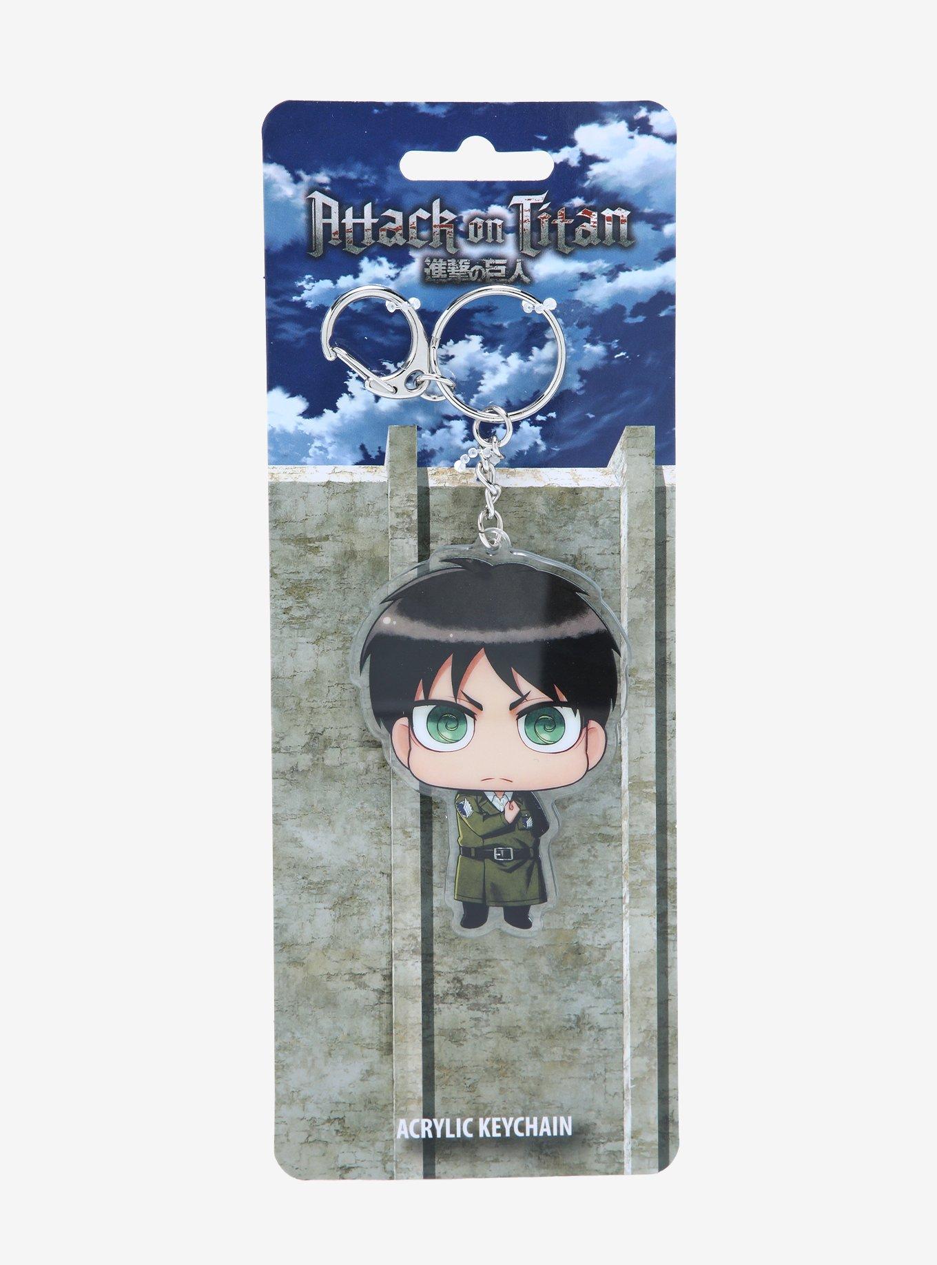 Attack on Titan Chibi Eren Acrylic Keychain - BoxLunch Exclusive, , alternate