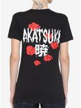 Naruto Shippuden Akatsuki Itachi Boyfriend Fit Girls T-Shirt, MULTI, alternate