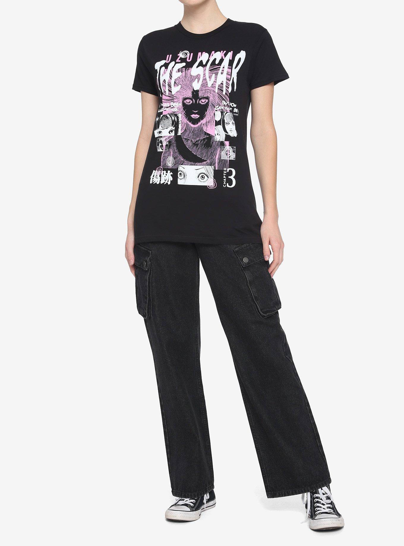 Junji Ito Uzumaki The Scar Girls T-Shirt, MULTI, alternate